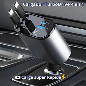 Cargador Retráctil para coches  4 en 1