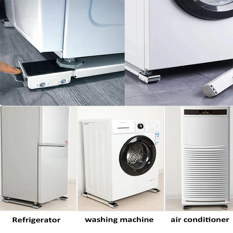 SOPORTE MÓVIL PARA LAVADORA Y REFRIGERADOR