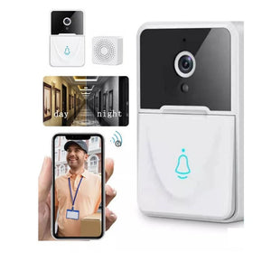 TIMBRE INTELIGENTE DE SEGURIDAD CON CÁMARA WIFI